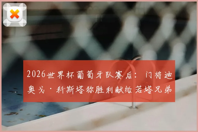 2026世界杯葡萄牙队赛后：门将迪奥戈·科斯塔称胜利献给若塔兄弟，团队展现特别力量