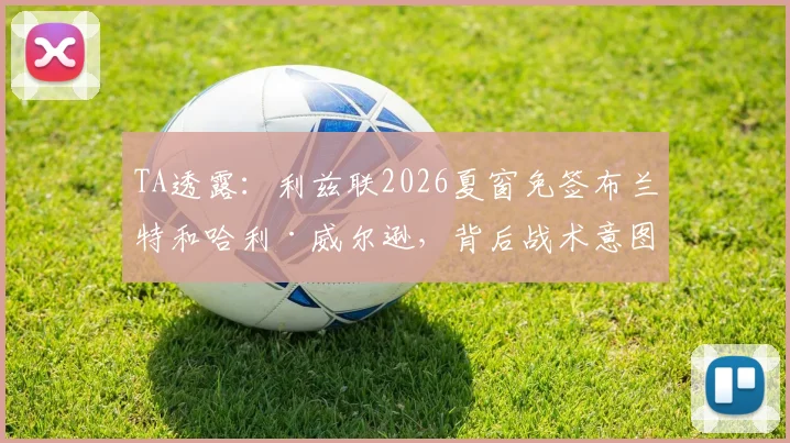 TA透露：利兹联2026夏窗免签布兰特和哈利·威尔逊，背后战术意图何在？